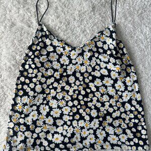 Floral Print Tank Top Shirt
